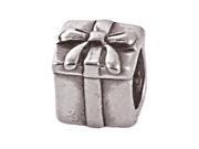 Zable Sterling Silver Gift with Bow Bead Charm