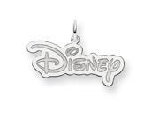 Disney Disney Logo Charm in Sterling Silver