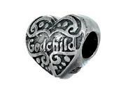Zable Sterling Silver God Child Pandora Compatible Bead Charm