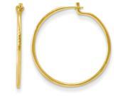 14k Madi K Sm. Endless Hoop Children Earrings in 14 kt Yellow Gold