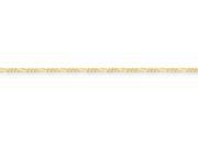 7 Inch 10k 1.75mm Polished Figaro Chain Bracelet in 10 kt Yellow Gold