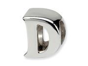 Reflections Sterling Silver Letter D Bead Charm