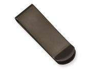 Chisel Stainless Steel Black plated Money Clip