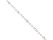 Sterling Silver W 1in Ext. Anklet