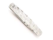 Sterling Silver 10.5mm Polished and Textured Flexible Bangle