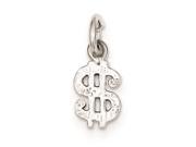 Sterling Silver Dollar Sign Charm