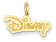 Disney Disney Logo Charm in 14 kt Yellow Gold