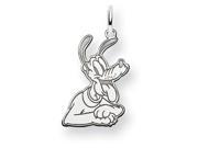 Disney Pluto Charm in Sterling Silver