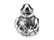 Reflections Sterling Silver Snowman Bead Charm