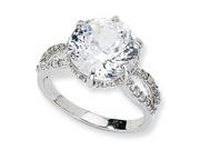 Cheryl M Sterling Silver 100 facet CZ Ring Size 7