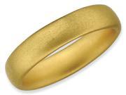 Stackable Expressions Gold Plated Sterling Silver Satin Stackable Ring Size 5