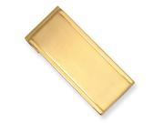 Chisel Stainless Steel Yellow Plated Money Clip