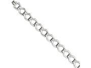 Chisel Stainless Steel Polished Fancy Link 8.5 Bracelet