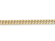 7 Inch 14k Hollow Miami Cuban Chain Bracelet in 14 kt Yellow Gold