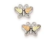 Sterling Silver Butterfly Post Earrings