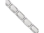 Chisel Stainless Steel Polished and Brushed Bracelet