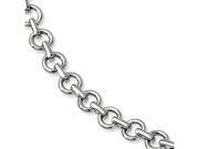 Chisel Stainless Steel Polished Links 8.25in Bracelet