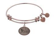 Angelica Collection Alpha Delta Pi Expandable Bangle in Brass