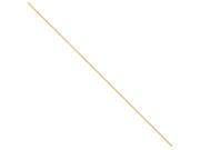 9 Inch 14k .95mm Parisian Wheat Chain Ankle Bracelet Smaller Ankles in 14 kt Yellow Gold