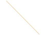 9 Inch 14k 1.65mm Solid bright cut Cable Chain Ankle Bracelet Smaller Ankles in 14 kt Yellow Gold