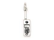 Sterling Silver Antiqued Wireless Phone Charm
