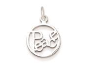 Sterling Silver Peace Circle Charm