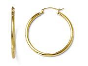 Finejewelers 10k Polished Hinged Hoop Earrings in 10 kt Yellow Gold