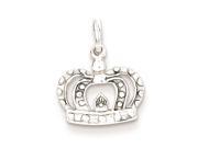 Sterling Silver Crown Charm