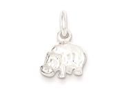 Sterling Silver Hippo Charm