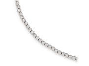 Finejewelers 14k White Gold Bright Cut Beaded Bracelet