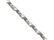 Chisel Stainless Steel Brushed and Polished Bracelet