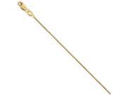 Finejewelers 14k Box W lobster Anklet in 14 kt Yellow Gold