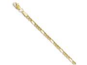 Finejewelers 10k 3.0mm Figaro Chain Bracelet in 10 kt Yellow Gold