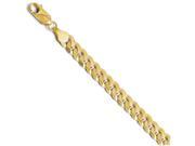 Finejewelers 14k 7.25mm Beveled Curb Bracelet in 14 kt Yellow Gold