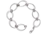 Finejewelers Sterling Silver Fancy Link Bracelet