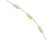 Finejewelers 14k Polished 9 Anklet W 1in Ext in 14 kt Yellow Gold