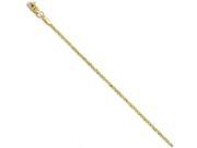 Finejewelers 10k 1.8mm Bright Cut Lightweight Rope Chain Necklace in 10 kt Yellow Gold
