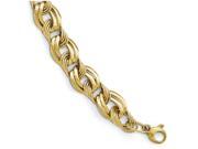 Finejewelers 14k Polished Fancy Link Bracelet in 14 kt Yellow Gold