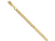 Finejewelers 14k 4.6mm Beveled Curb Bracelet in 14 kt Yellow Gold