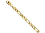 Finejewelers 14k 6.25mm Flat Figaro Chain Necklace in 14 kt Yellow Gold