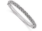 Finejewelers Sterling Silver Polished Hinged Bangle