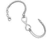 Finejewelers Sterling Silver Infinity Symbol Bracelet