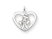 Disney Cinderella Heart Charm in Sterling Silver