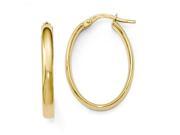 Finejewelers 14k Polished Oval Hoop Earrings in 14 kt Yellow Gold