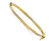 Finejewelers 14k Glimmer Infused Bangle in 14 kt Yellow Gold