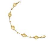 Finejewelers 14k Polished Bright Cut Bracelet in 14 kt Yellow Gold