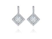 Ryan Jonathan GIA Certified Diamond Earrings 18K White Gold 1.28 cttw F VS