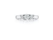 Ryan Jonathan Three Stone Diamond Engagement Ring in 14K White Gold 4 5 cttw