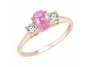 Ryan Jonathan Cushion Pink Tourmaline and Diamond Ring in 14K Rose Gold