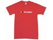 I Heart Love Grouper Kids T Shirt